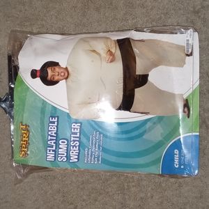 Spirit Halloween Child Size Inflateable Sumo Wrestler Costume